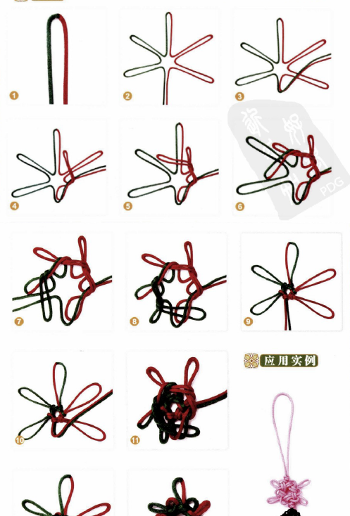 史上最全的手绳手链基本编法(最简单的手链编法细绳)图44