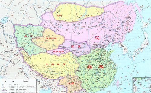 宋朝是大一统王朝还是割据势力(辽国 金国 西夏是现在的哪里)图5