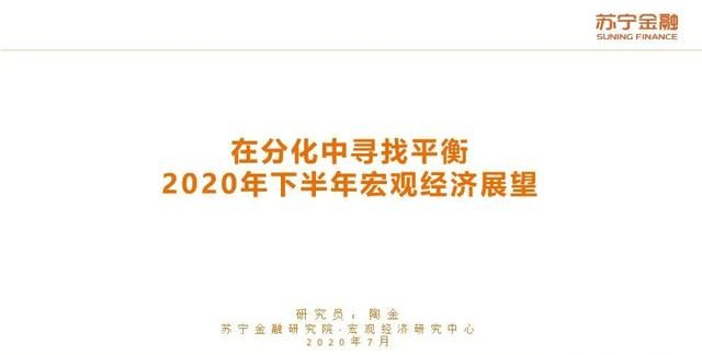 2020年上半年和下半年经济形势的变化体现在哪些方面?图1