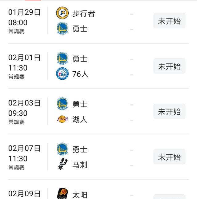 接下来的nba赛程谁能终结勇士2.0的连胜图5