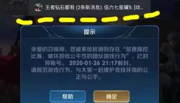 王者荣耀账号被封20年是真的吗图3