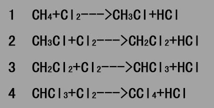 高中化学，甲烷和氯气反应的四种产物的状态用途分别是考点有