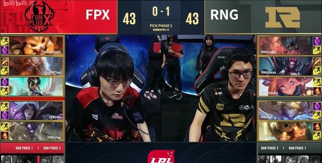 FPX第二局碾压RNG，“卡萨蜘蛛前期逛街，四保一LWX超神卡莎瞬间秒杀Uzi”，如何评价图1