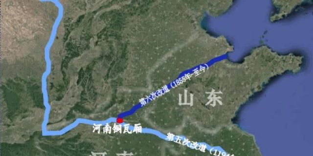 历史上，为什么黄河在山东省境内会改道了呢图7