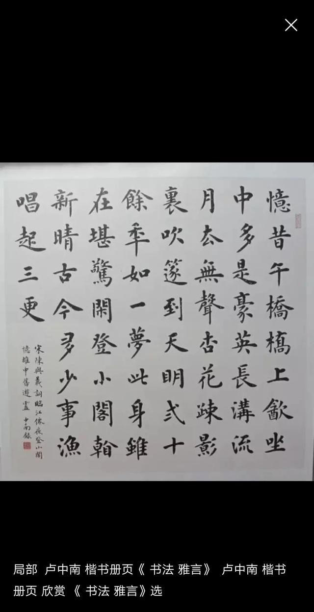 刚开始练字，楷书选谁的字帖比较好呢是田英章还是卢中南呢图12