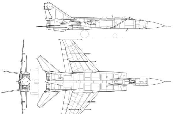 米格-31截击机图2