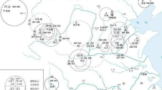 十六国后期什么拓跋氏建立的什么逐渐统一北方图6