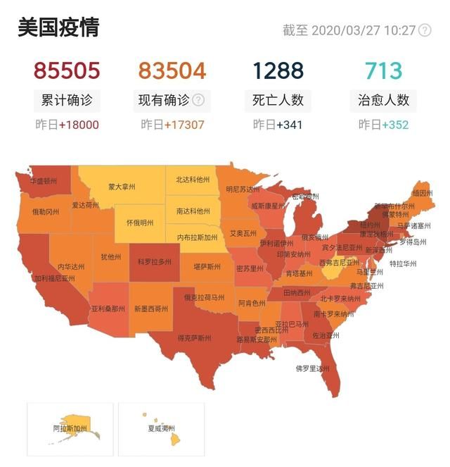 美国疫情新增病例8万图4