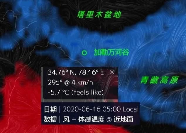 加勒万河谷里印度17名受伤军人相继死亡，这是遭遇了什么样的天气图2